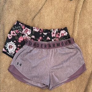 Under Armour Women's Purple Athletic Shorts